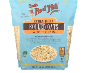 Bob's Red Mill - Rolled Oats - Extra Thick - Case Of 4-32 Oz. - RubertOrganics