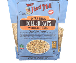 Bob's Red Mill - Thick Rolled Oats - Gluten Free - Case Of 4-32 Oz. - RubertOrganics