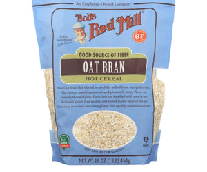 Bob's Red Mill - Oat Bran - Gluten Free - Case Of 4-16 Oz. - RubertOrganics