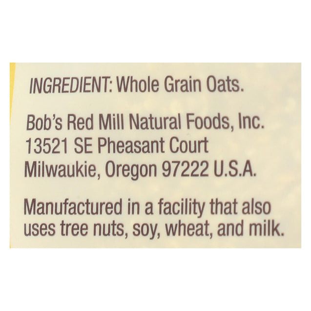 Bob's Red Mill - Steel Cut Oats - Case Of 4-24 Oz - RubertOrganics