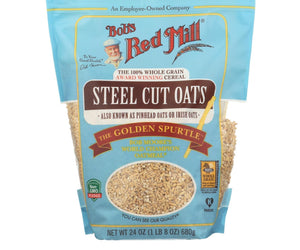 Bob's Red Mill - Steel Cut Oats - Case Of 4-24 Oz - RubertOrganics
