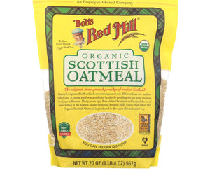 Bob's Red Mill - Oatmeal - Organic Scottish  - Case Of 4 - 20 Oz. - RubertOrganics