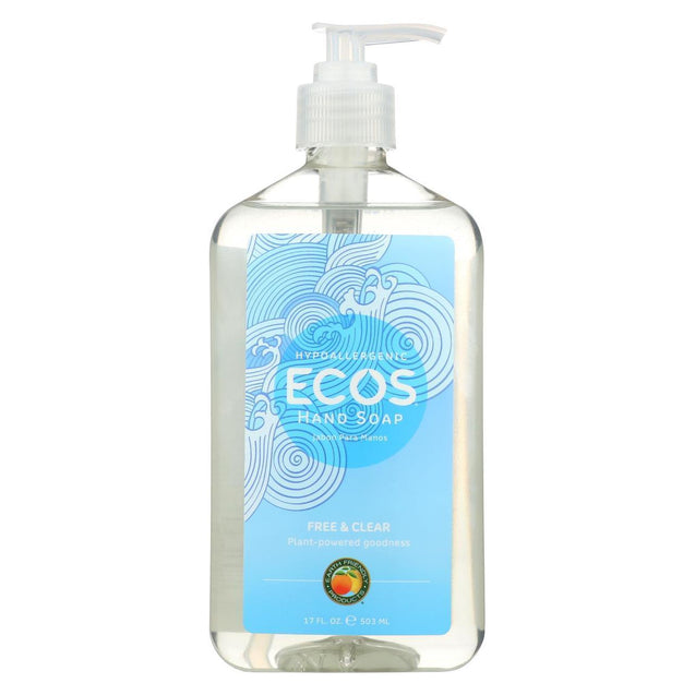 Ecos Hand Soap - Free And Clear - Case Of 6 - 17 Fl Oz. - RubertOrganics