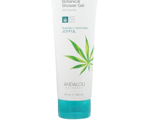 Andalou Naturals Shower Gel Rosemary + Lemon Balm - Case Of 8 - 8 Fl Oz. - RubertOrganics