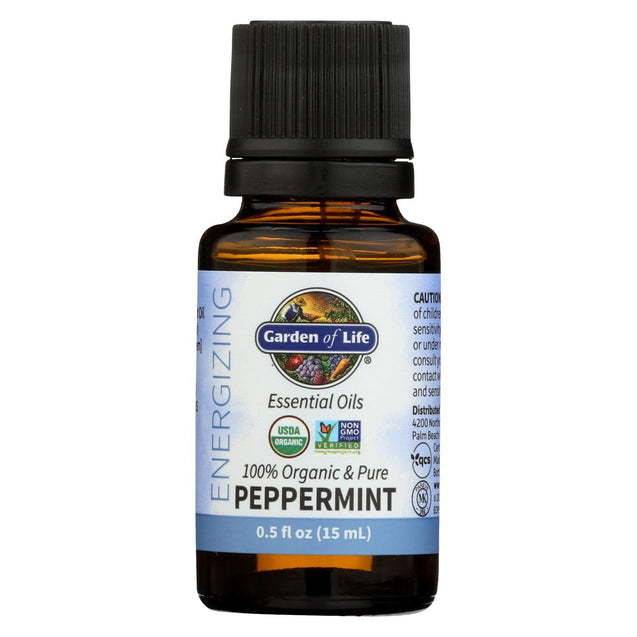 Garden Of Life - Essential Oil Peppermint - .5 Fz - RubertOrganics