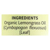 Garden Of Life - Essential Oil Lemongrass - .5 Fz - RubertOrganics