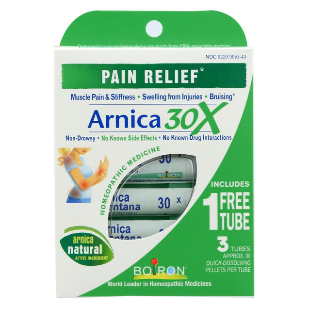 Boiron - Arnicare 30x Pain Relief Tube - 3 Count - RubertOrganics