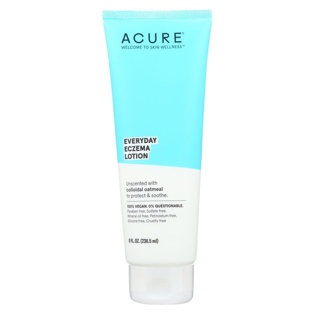 Acure - Lotion - Everyday Eczema - Unscented With Oatmeal - 8 Fl Oz. - RubertOrganics