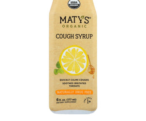 Maty's - Cough Syrup Organic - 6 Fl Oz. - RubertOrganics