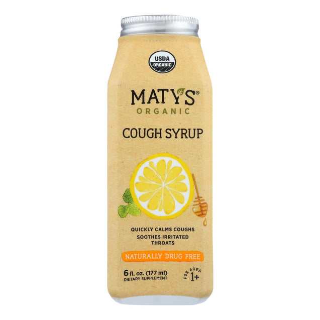 Maty's - Cough Syrup Organic - 6 Fl Oz. - RubertOrganics