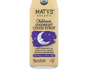 Maty's - Organic Children's Goodnight Cough Syrup - 6 Fl Oz. - RubertOrganics