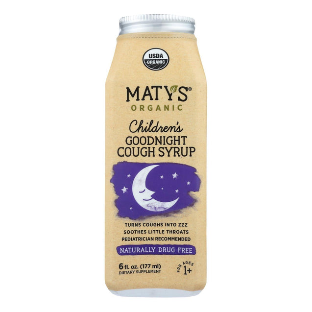 Maty's - Organic Children's Goodnight Cough Syrup - 6 Fl Oz. - RubertOrganics