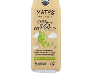 Maty's - Organic Children's Mucus Cough Syrup - 6 Fl Oz. - RubertOrganics