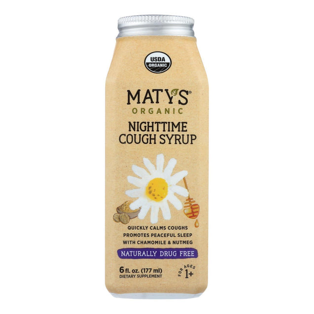 Maty's - Organic Nighttime Cough Syrup - 6 Fl Oz. - RubertOrganics