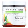 Brittanie's Thyme - Organic Facial Scrub - Almond Oatmeal - 4 Oz. - RubertOrganics