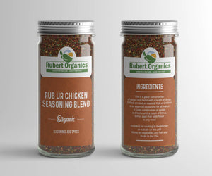 Rubert Organics Rub Ru Chicken Seasoning Blend