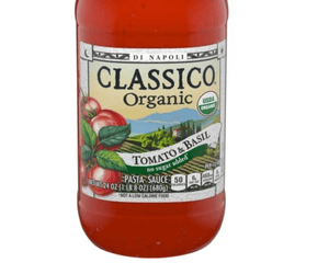 Classico Organic Tomato Sauce - Tomato & Basil - RubertOrganics
