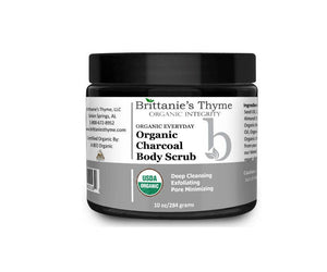 Brittanie's Thyme - Organic Charcoal Body Scrub - 10 Oz. - RubertOrganics
