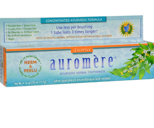 Auromere Toothpaste - Fresh Mint - Case Of 1 - 4.16 Oz. - RubertOrganics