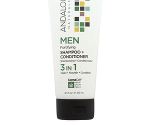 Andalou Naturals Shampoo And Conditioner - Clean And Nourish And Condition - Case Of 1 - 8.5 Fl Oz. - RubertOrganics