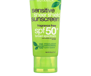 Alba Botanica Sunscreen - Sensitive Sheer Touch Spf 50and - Case Of 1 - 3 Oz. - RubertOrganics