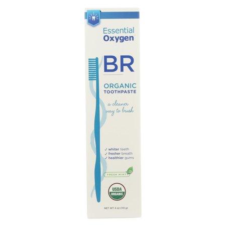 Essential Oxygen Toothpaste - Peppermint - Case Of 1 - 4 Oz. - RubertOrganics