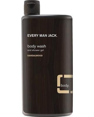 Every Man Jack Body Wash Sandalwood - Case Of 16.9 - 16.9 Fl Oz. - RubertOrganics