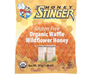 Honey Stinger Waffle - Wildflower Honey - Case Of 16 - 1.06 Oz. - RubertOrganics