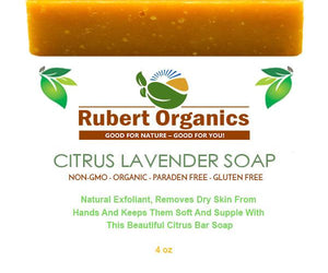 Citrus Lavender Soap - RubertOrganics