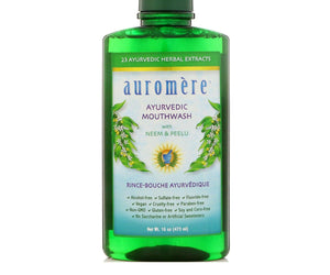 Auromere Mouthwash - Ayurvedic Mouthwash - Case Of 1 - 16 Oz. - RubertOrganics