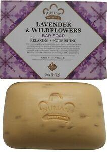 Nubian Heritage Bar Soap Lavender And Wildflowers - 5 Oz - RubertOrganics